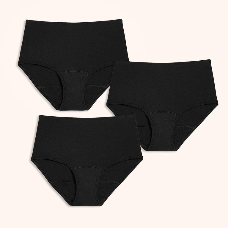 TENA waschbare Unterwäsche aus weicher Baumwolle, 3er-Pack.